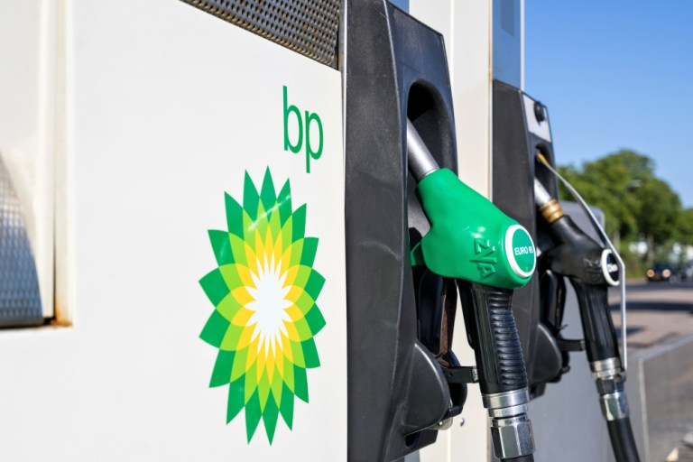 bomba de combustível da BP