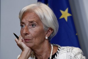 a presidente do BCE, Christine Lagarde