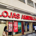 Fachada de uma loja da Americanas