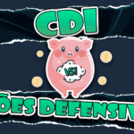 Desenho porquinho ações defensivas vs CDI