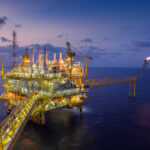 Campo de exploração de petróleo