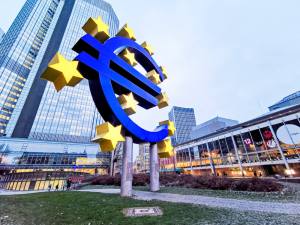 fachada do edifício do BCE, o Banco Central Europeu