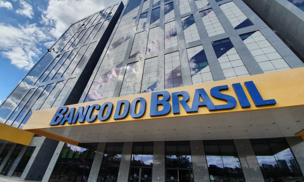 Fachada da sede do Banco do Brasil